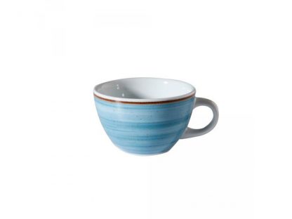 TEA CUP ROUND 7.7oz BLUE ARTISAN