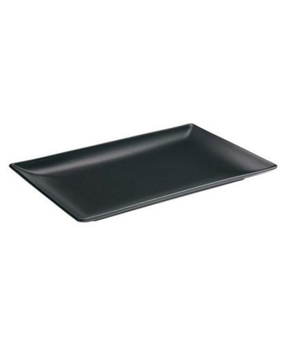 KURO BLACK RECTANGULAR PLATE 30X20CM