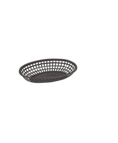 HEAVY DUTY OVAL BASKET BLACK