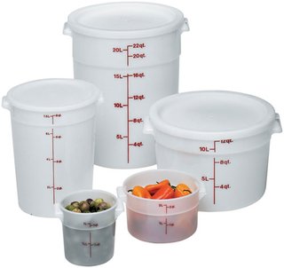 CONTAINER ROUND 4qt. WHITE TBD