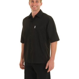 COOL VENT™ COOK SHIRT SHORT SLEEVE BLACK - SIZE XXLARGE