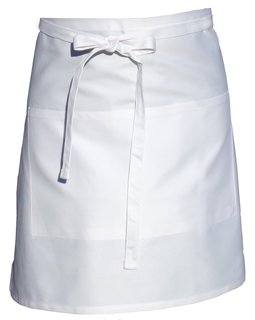 HALF BISTRO APRON WHITE - EACH