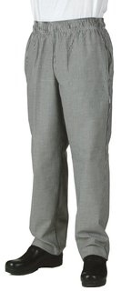 ESSENTIAL BAGGY CHEF PANTS SMALL CHECK - SIZE MEDIUM