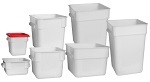 CONTAINER 8QT SQUARE WHITE