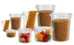CONTAINER ROUND 1qt. CLEAR