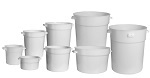 CONTAINER ROUND 10qt. WHITE