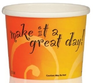 PAPER FOOD/SOUP CONTAINER 16oz - CASE OF 20 PACK