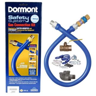 GAS HOSE CONNECTOR KIT 1 1/4" x 48"