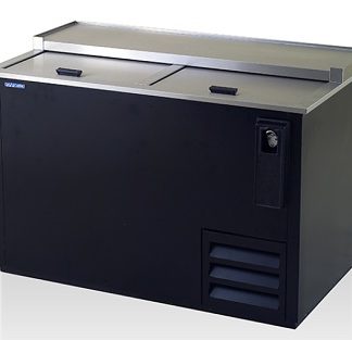 BEER COOLER 50", BLACK - 115V (14CFT)