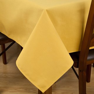 TABLE CLOTH 52X52 GOLD - DOZEN