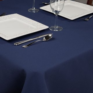 TABLE CLOTH 52X52 NAVY - DOZEN