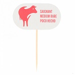STEAK MARKER MEDIUM RARE - PACK OF 100 EACH