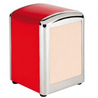 MINI NAPKIN DISPENSER BURGUNDY - EACH