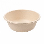 SALAD BOWL FIBER 17oz NATURAL - CASE OF 10 PACK