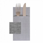NAPKIN KANGAROO GRAPHITE 33X40CM- CASE OF 14 PACK