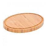 TRAY ROUND BAMBOO - EACH