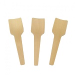 ICE CREAM SPOON WOOD 7CM - CASE OF 20 PACK