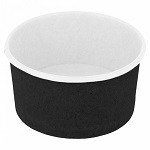 ICE CREAM TUB 3oz BLACK