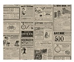BASKET WRAPPING PAPER 'TIMES' - CASE OF 4 PACK