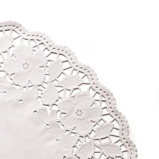 DOILY ROUND LACE 8" - PACK OF 250 EACH