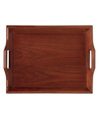 ROOM SERVICE TRAY MAHOGANY - EACH