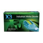 NITRILE GLOVES LARGE BLUE - BOX OF 100 EACH