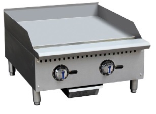 GAS GRIDDLE 24" THERMOSTATIC, COUNTERTOP (61CM)