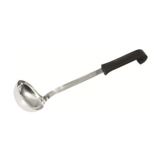 SERVING LADLE S/S BLACK HANDLE