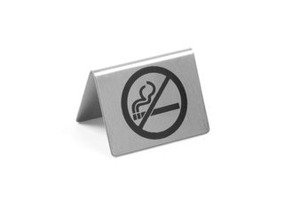 TABLE SIGN 'NO SMOKING" S/S