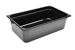 FOOD PAN FULL SIZE 2.5" BLACK