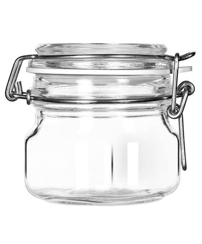 JAR W/CLAMP LID 750ML - CASE of 6EA