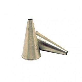 PASTRY TUBE PLAIN S/S 5mm 2pc