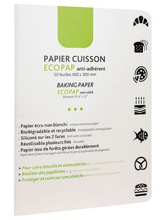 ECOPAP BAKING PAPER 40X30CM