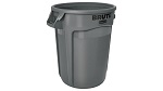 BRUTE TRASH CAN 32 GLN GRAY