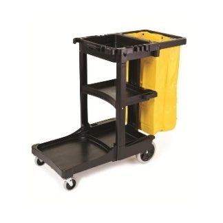 JANITOR CART 2000 BLACK