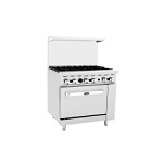 GAS RANGE 36"- 6 BURNER W/OVEN (92CM)