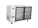 BACK BAR COOLER 57", 2 DOOR GLASS - 115V (17.3CFT)