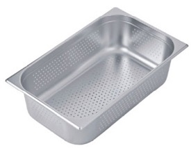 STEAM PAN PERF. HALF SIZE 6"