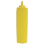 SQUEEZE BOTTLE YLW 24oz WIDE - PACK OF 6 EACH