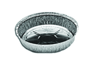 ROUND FOIL CONTAINER 9' W/LID - CASE OF 250 EACH
