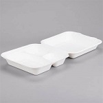 3-COMPARTMENT FIBER 9X9" TBD