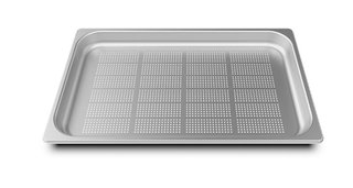 STEAM PAN GN1/1, SS PERFORATED
