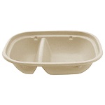 FIBER BOX 2-COMPARTMENT - CASE OF 8 PACK