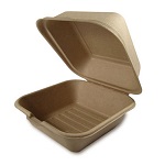 1-COMPARTMENT FIBER CONTAINER 6X6" - CASE OF 10 PACK
