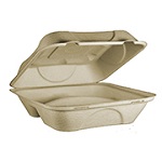 1-COMPARTMENT FIBER CONTAINER 8X8" - CASE OF 6 PACK