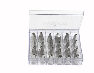DECORATING TUBE SET 24pc. S/S