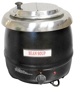 ELECTRIC SOUP WARMER BLK   SRT