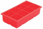 ICE CUBE TRAY 8X2" CUBES RED TBD - EACH