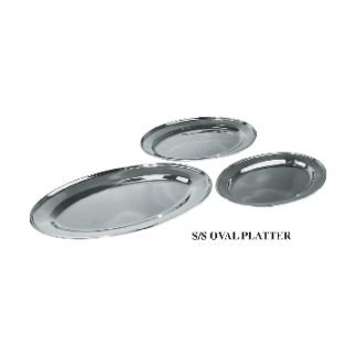 OVAL PLATTER S/S 18''