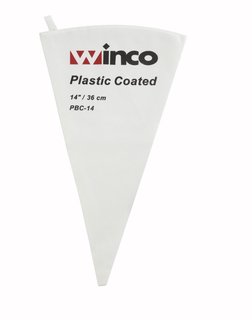 PASTRY BAG 14" COTTON/ PLASTIC